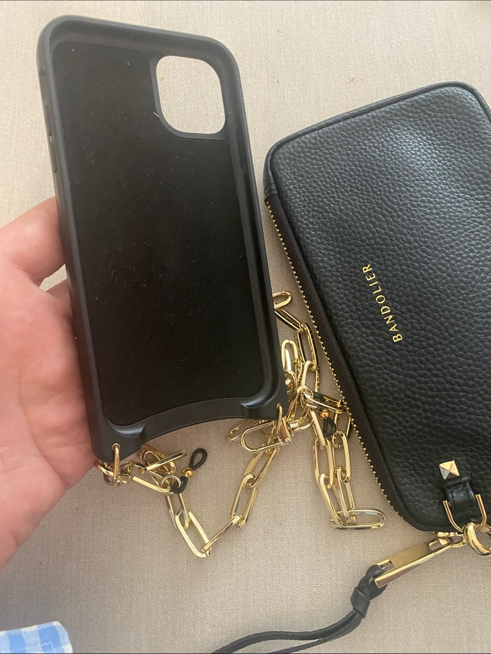 NWOT Bandolier Emma & Expanded Pouch (selling as a set) iPhone 11 + case chain - Picture 11 of 15